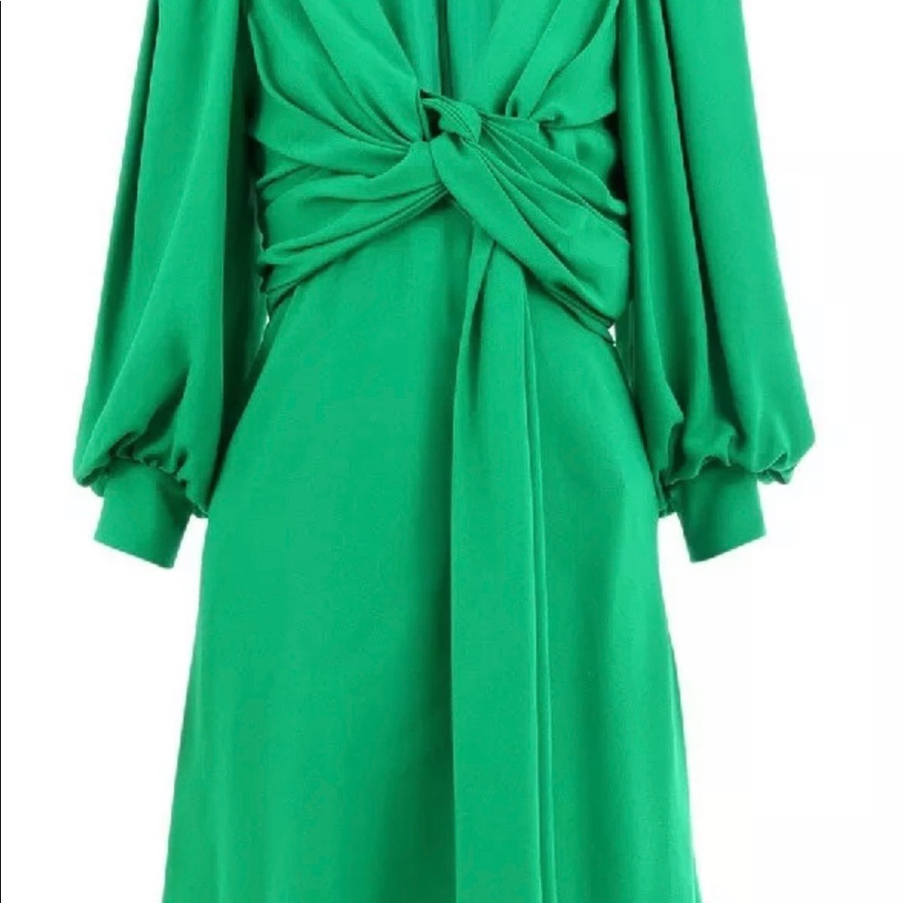 CELINE - Green Short Dress (Size 34), New W/Tags.